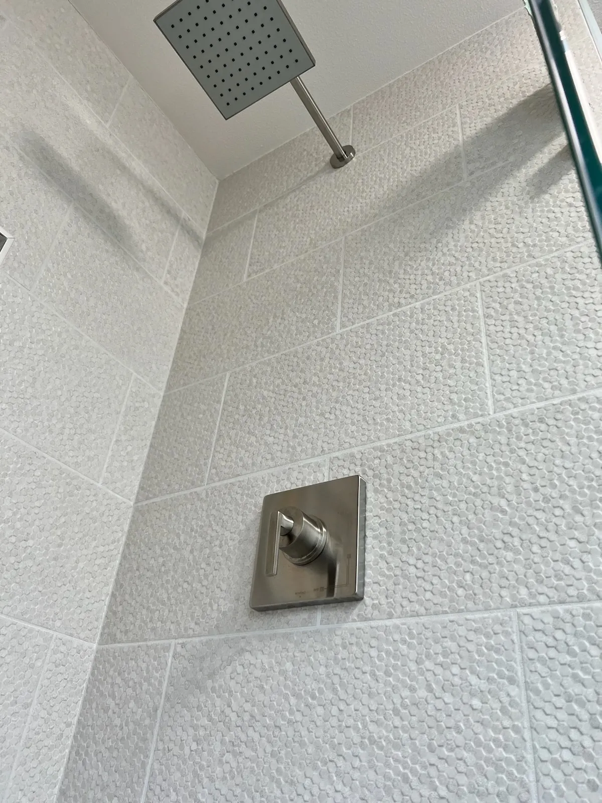 Tile shower installation